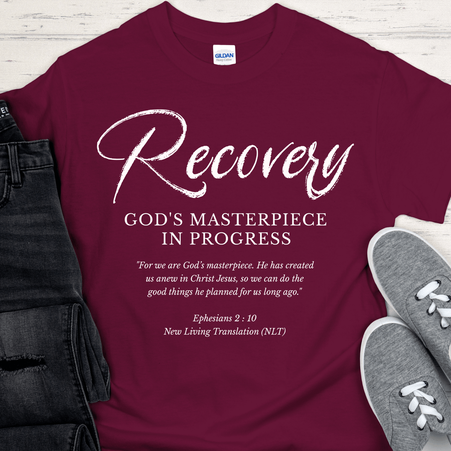 Recovery T-Shirt | Inspiring Sobriety |  Recovery, God's Masterpiece