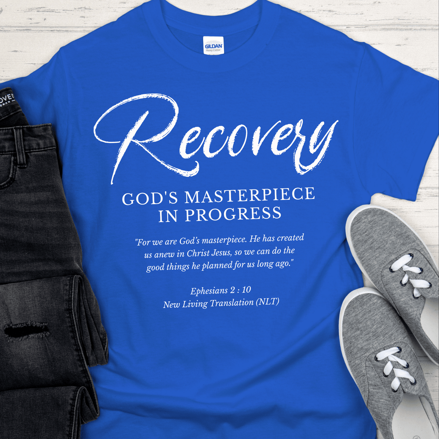 Recovery T-Shirt | Inspiring Sobriety |  Recovery, God's Masterpiece