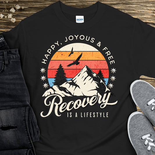 Recovery T-Shirt | Inspiring Sobriety |  Recovery Is a Lifestyle