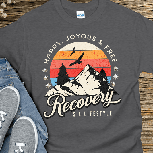 Recovery T-Shirt | Inspiring Sobriety |  Recovery Is a Lifestyle