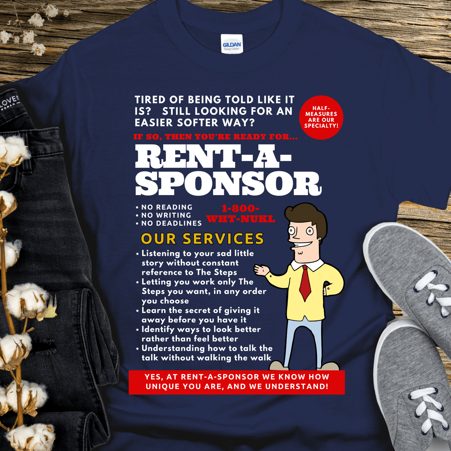 Recovery T-Shirt | Inspiring Sobriety |  Rent-A-Sponsor