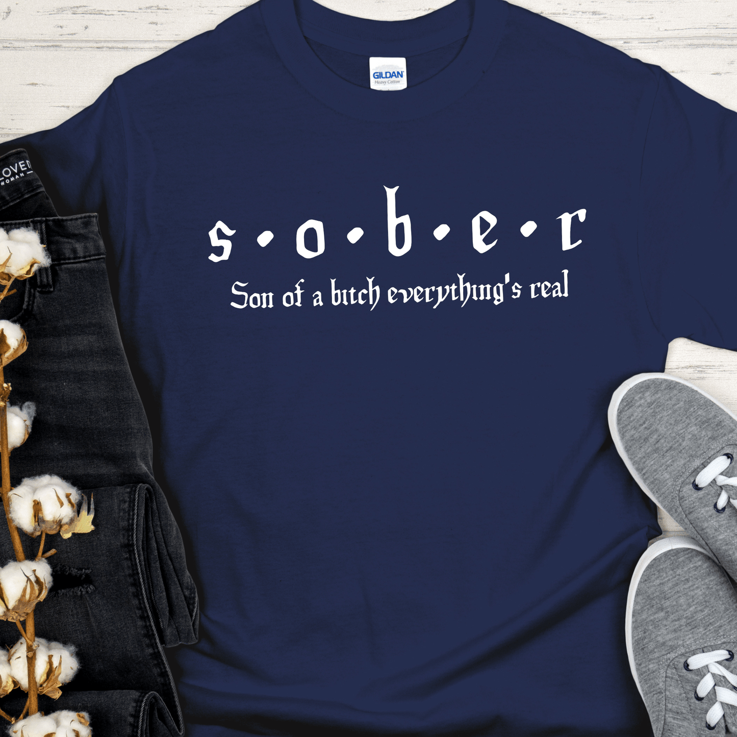 Recovery T-Shirt | Inspiring Sobriety |  S.O.B.E.R.