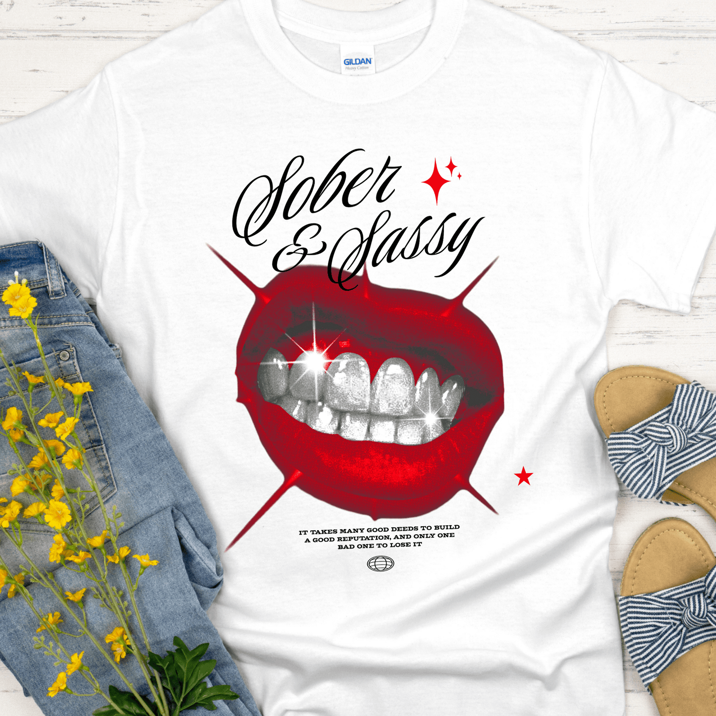 Recovery T-Shirt | Inspiring Sobriety |  Sober & Sassy