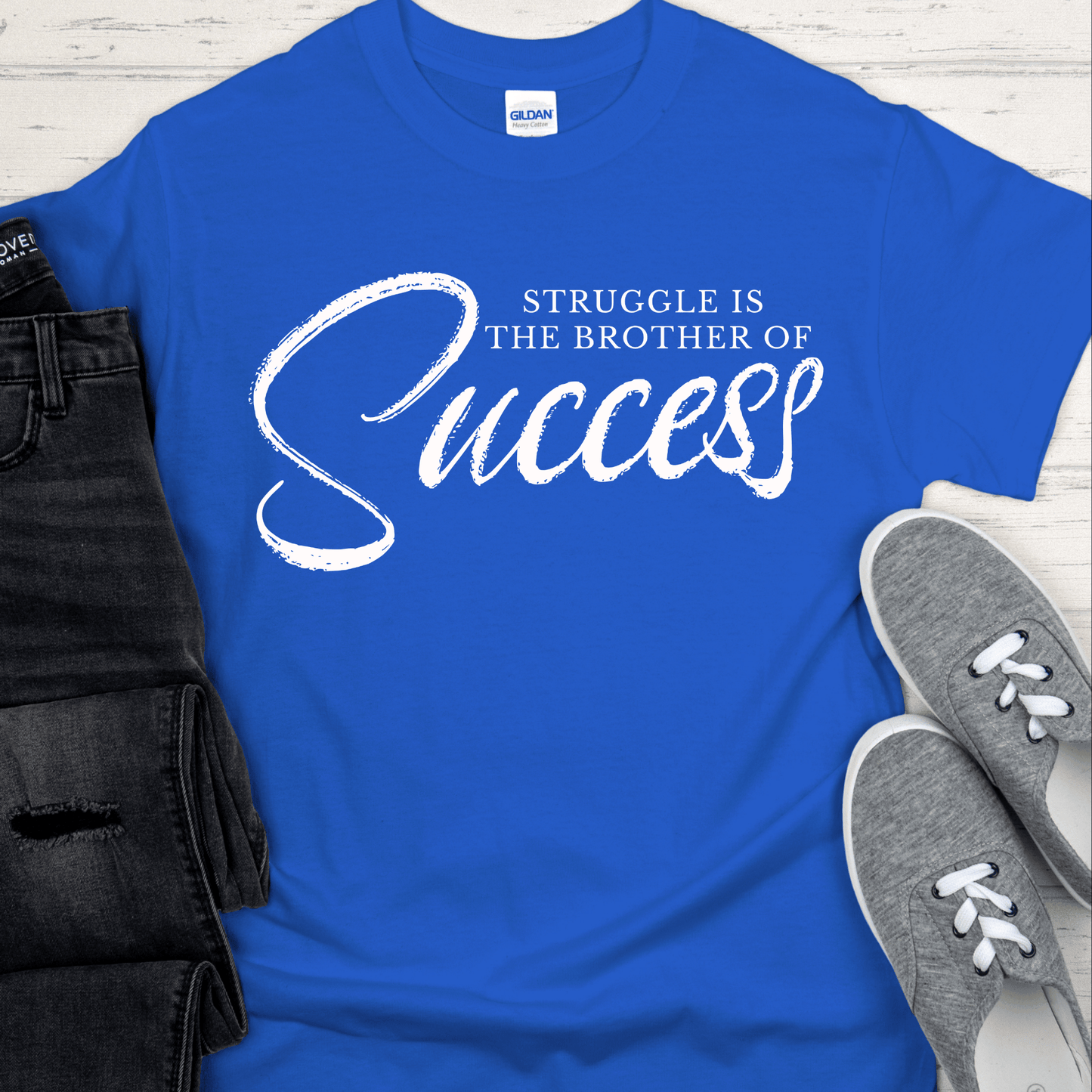 Recovery T-Shirt | Inspiring Sobriety |  Struggle is the Brother of Success