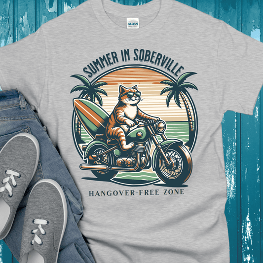 Recovery T-Shirt | Inspiring Sobriety |  Summer in Soberville