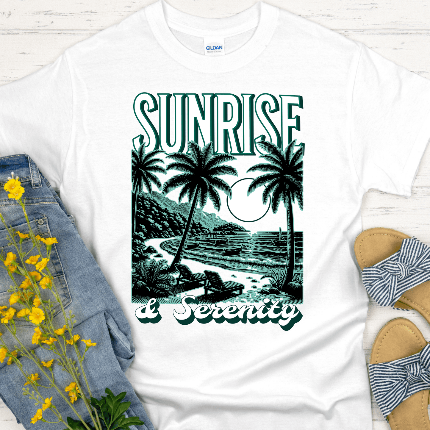 Recovery T-Shirt | Inspiring Sobriety |  Sunrise & Serenity