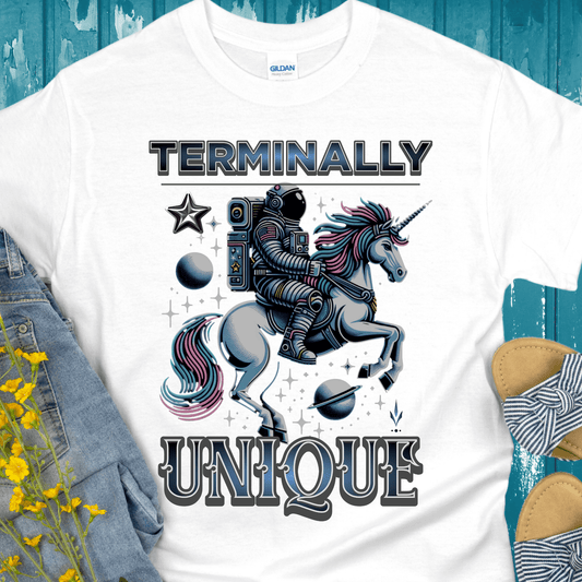 Recovery T-Shirt | Inspiring Sobriety |  Terminally Unique Space Unicorn