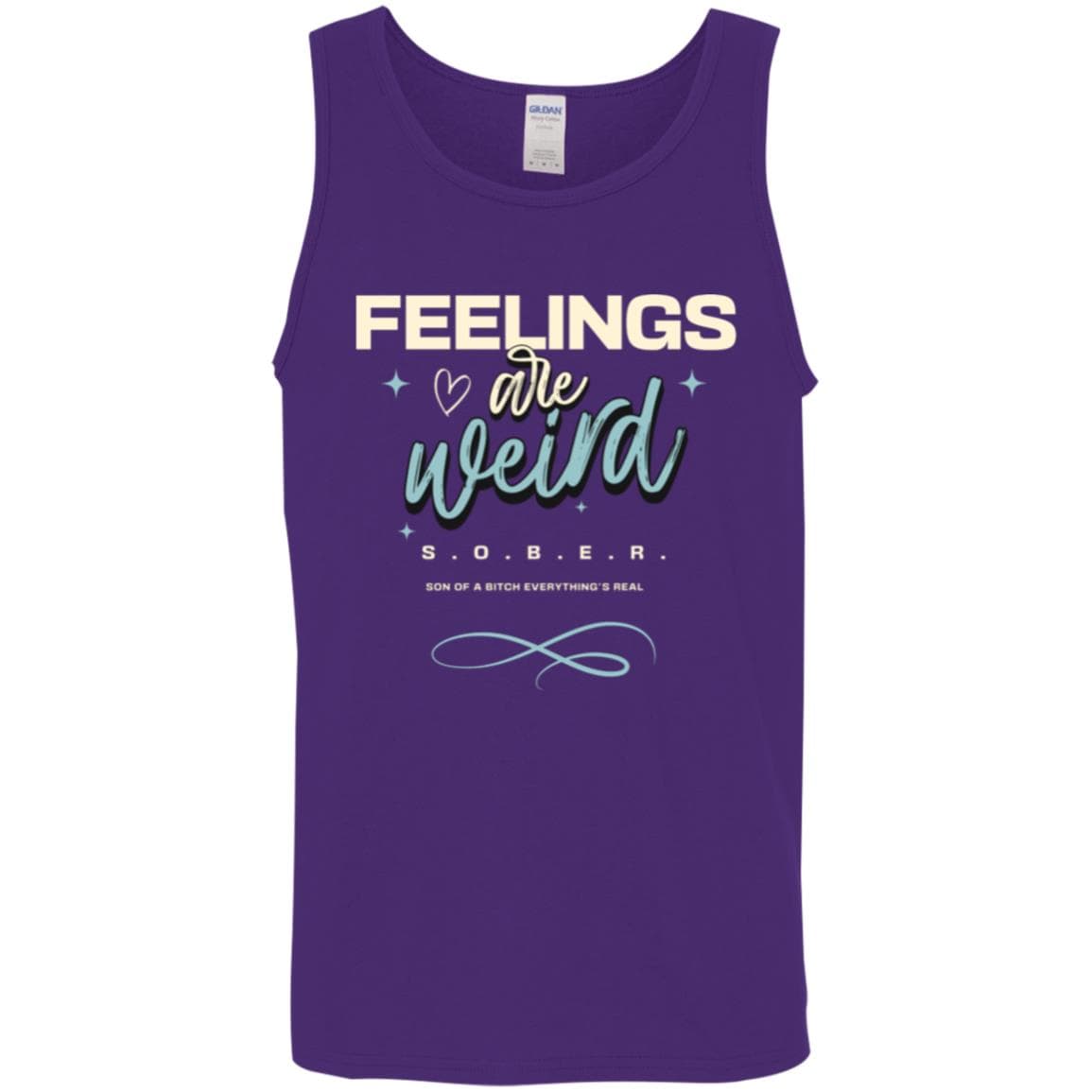 Recovery Unisex Tank | Inspiring Sobriety |  Feelings Are Weird