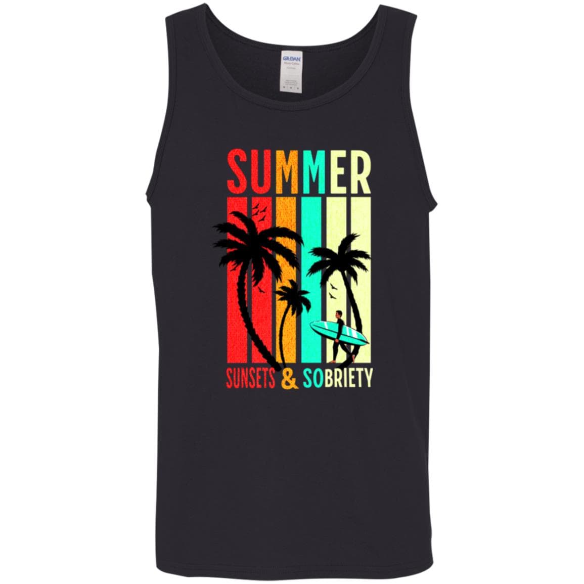 Recovery Unisex Tank | Inspiring Sobriety |  Summer Sunsets & Sobriety