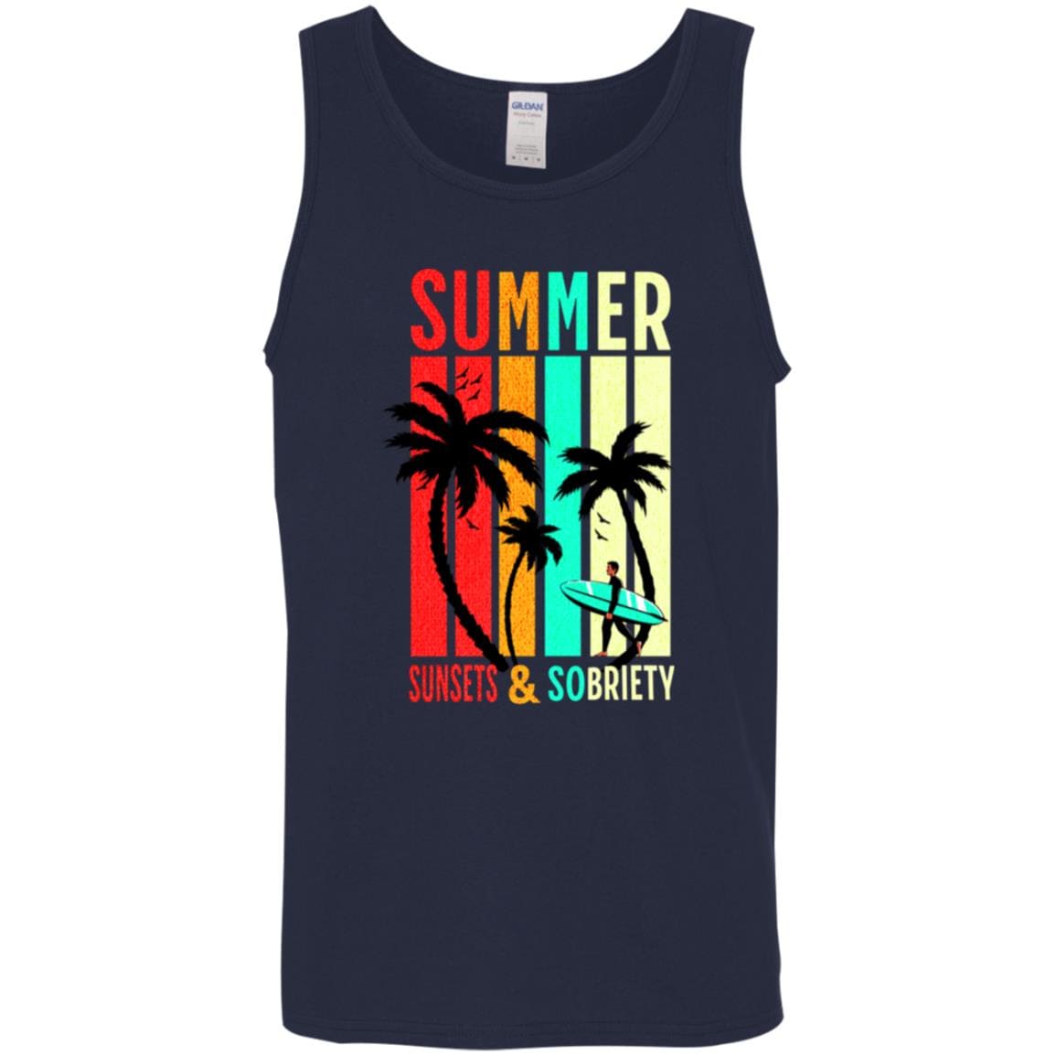 Recovery Unisex Tank | Inspiring Sobriety |  Summer Sunsets & Sobriety