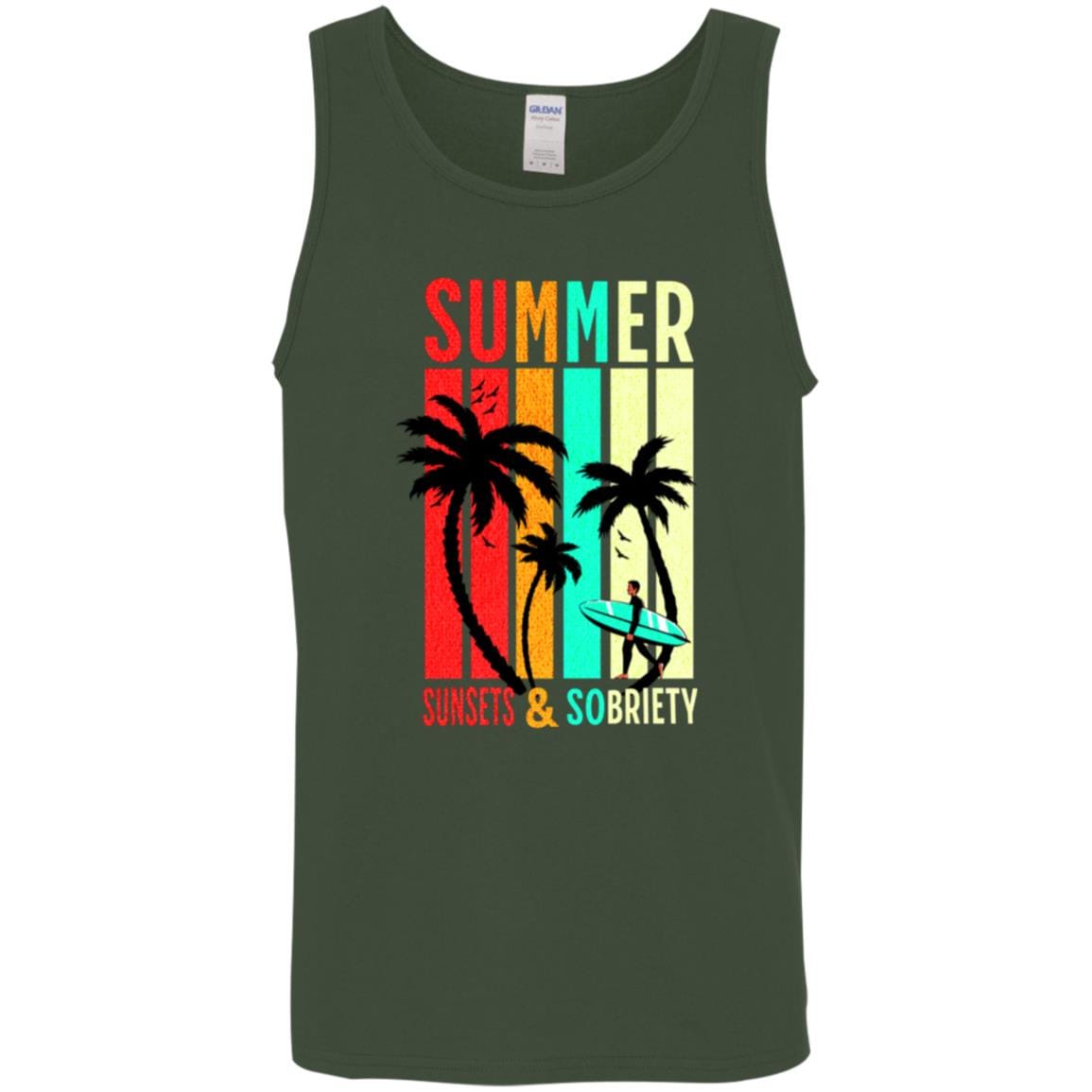 Recovery Unisex Tank | Inspiring Sobriety |  Summer Sunsets & Sobriety