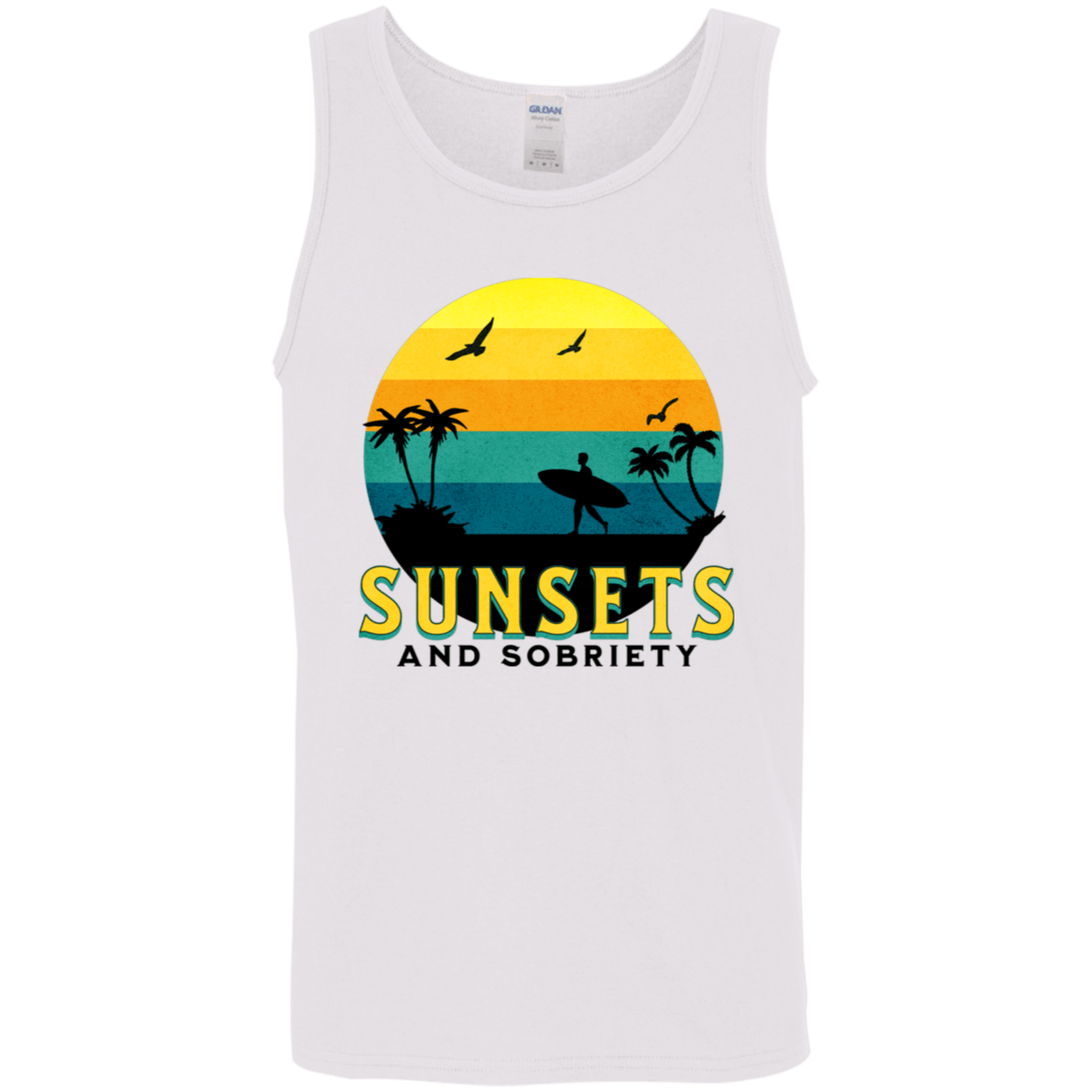 Recovery Unisex Tank | Inspiring Sobriety |  Sunsets and Sobriety