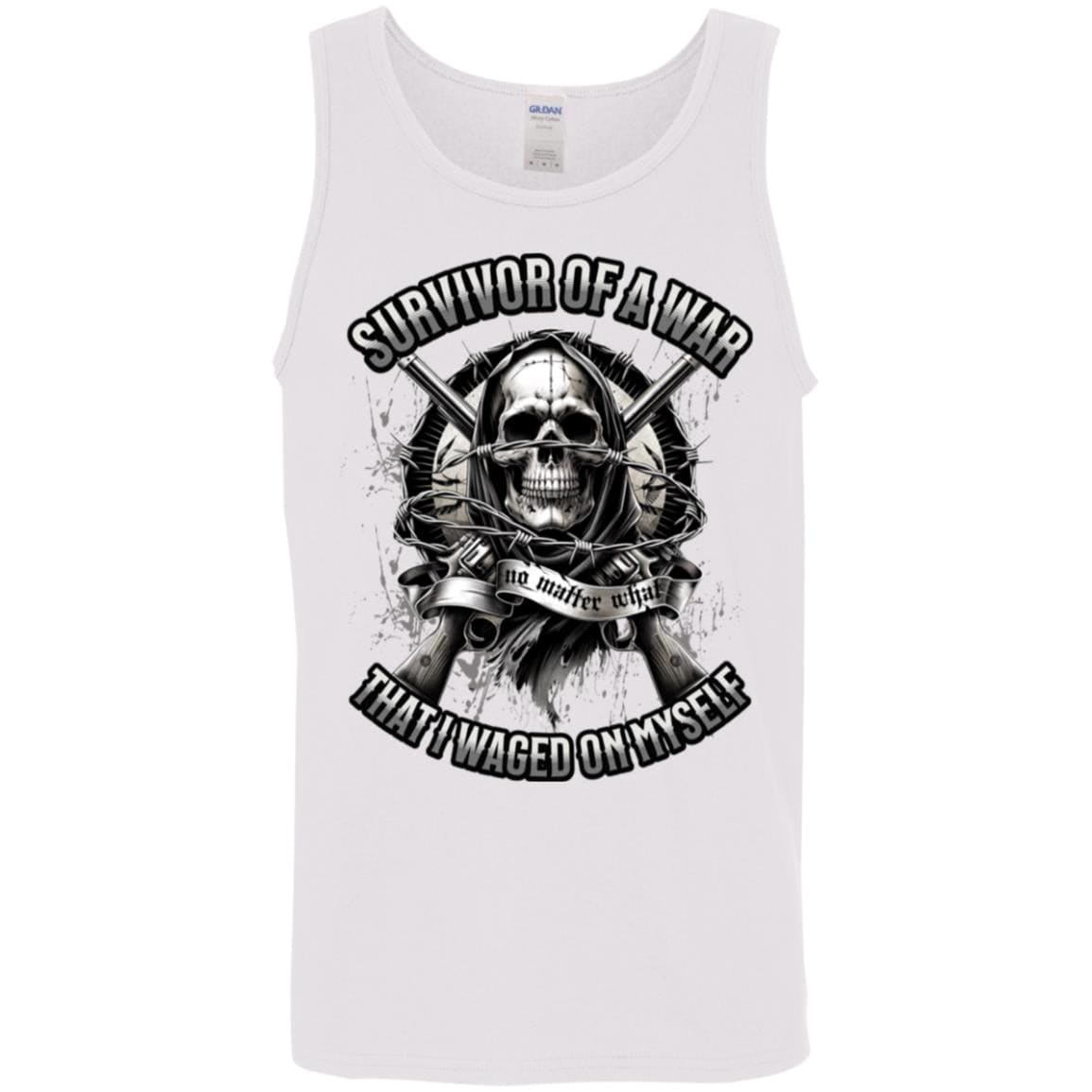 Recovery Unisex Tank | Inspiring Sobriety |  Survivor of a War I Waged On Myself