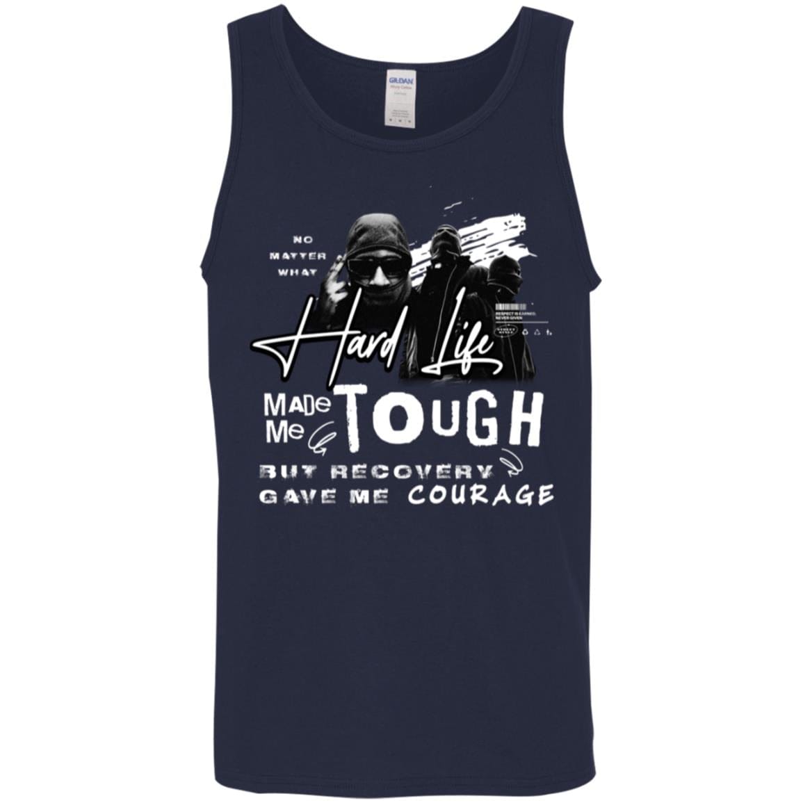 Recovery Unisex Tank | Inspiring Sobriety |  The Hard Life Made Me Tough
