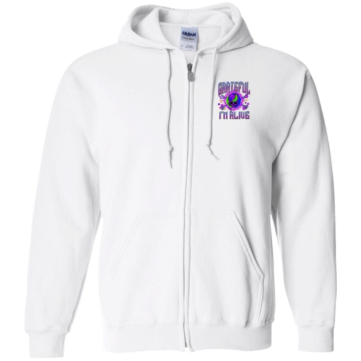 Recovery Zip Hoodie | Inspiring Sobriety |  Grateful I'm Alive