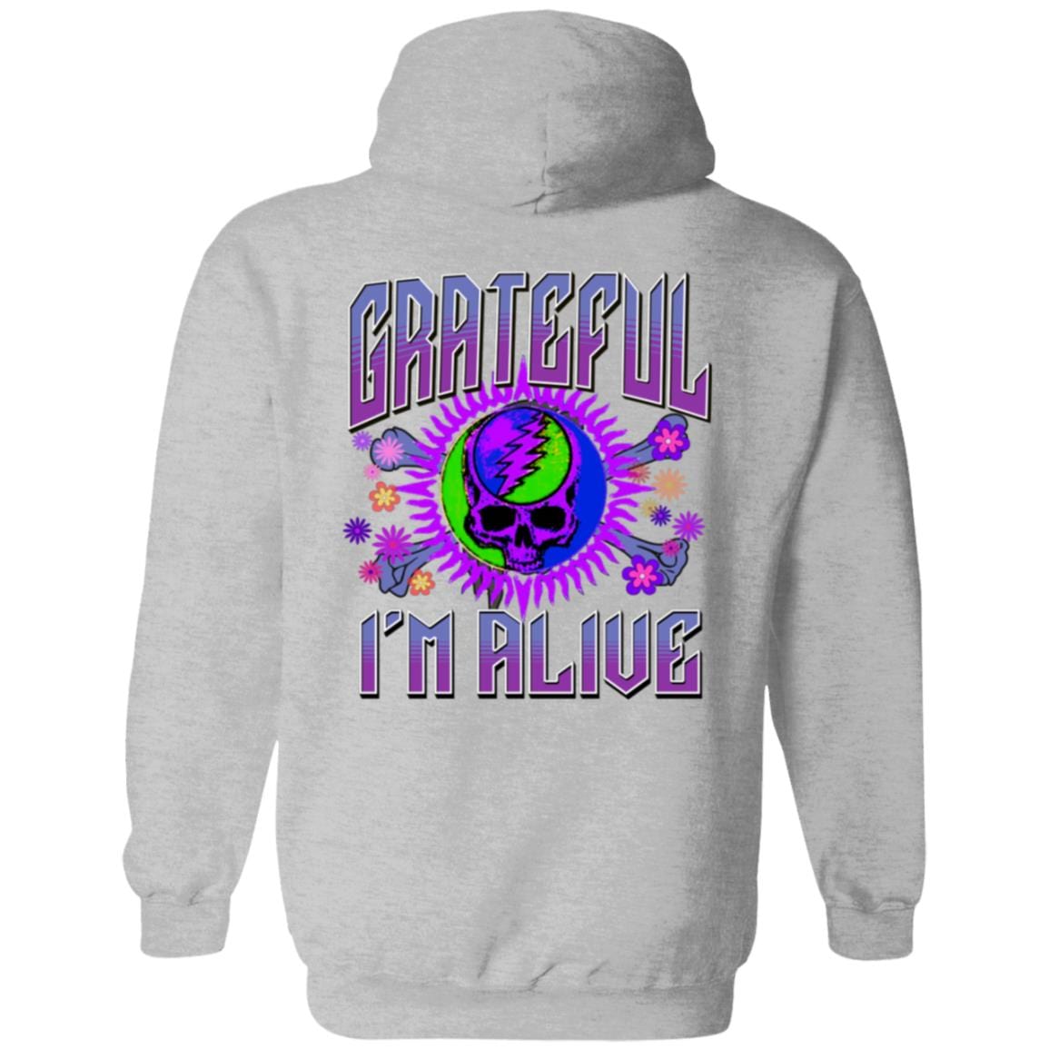Recovery Zip Hoodie | Inspiring Sobriety |  Grateful I'm Alive
