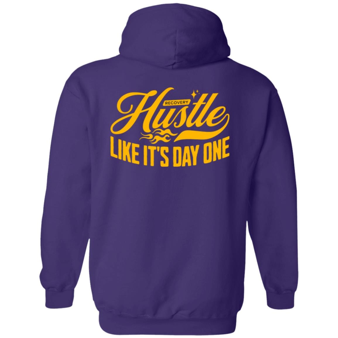 Recovery Zip Hoodie | Inspiring Sobriety |  Hustle Like It's Day One