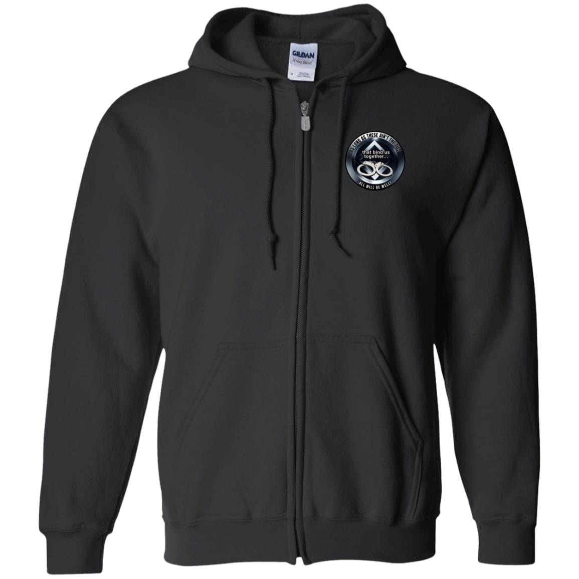 Recovery Zip Hoodie  | Inspiring Sobriety |  Ties That Bind