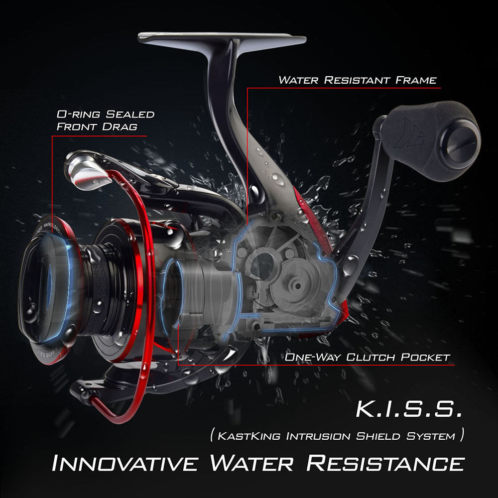 Cam's 7(BB)The Raven [BlackBird] Xtralite  6'6" ft. Rod & Reel Spinning Combo