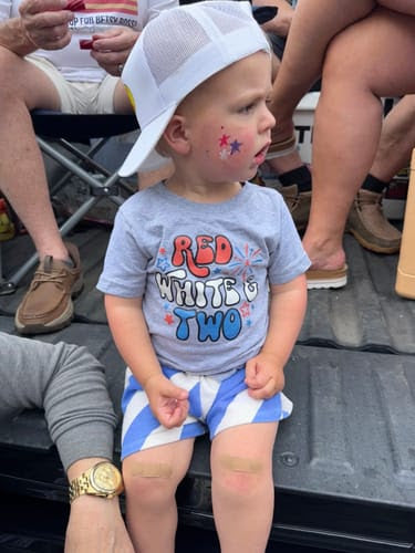 Red, White, & TWO Toddler T-Shirt
