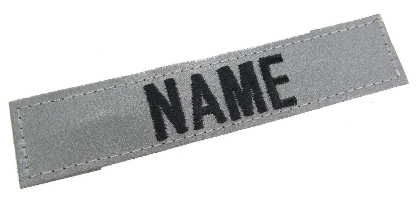 3M Reflective Name Tape with Hook Fastener - Fabric Material