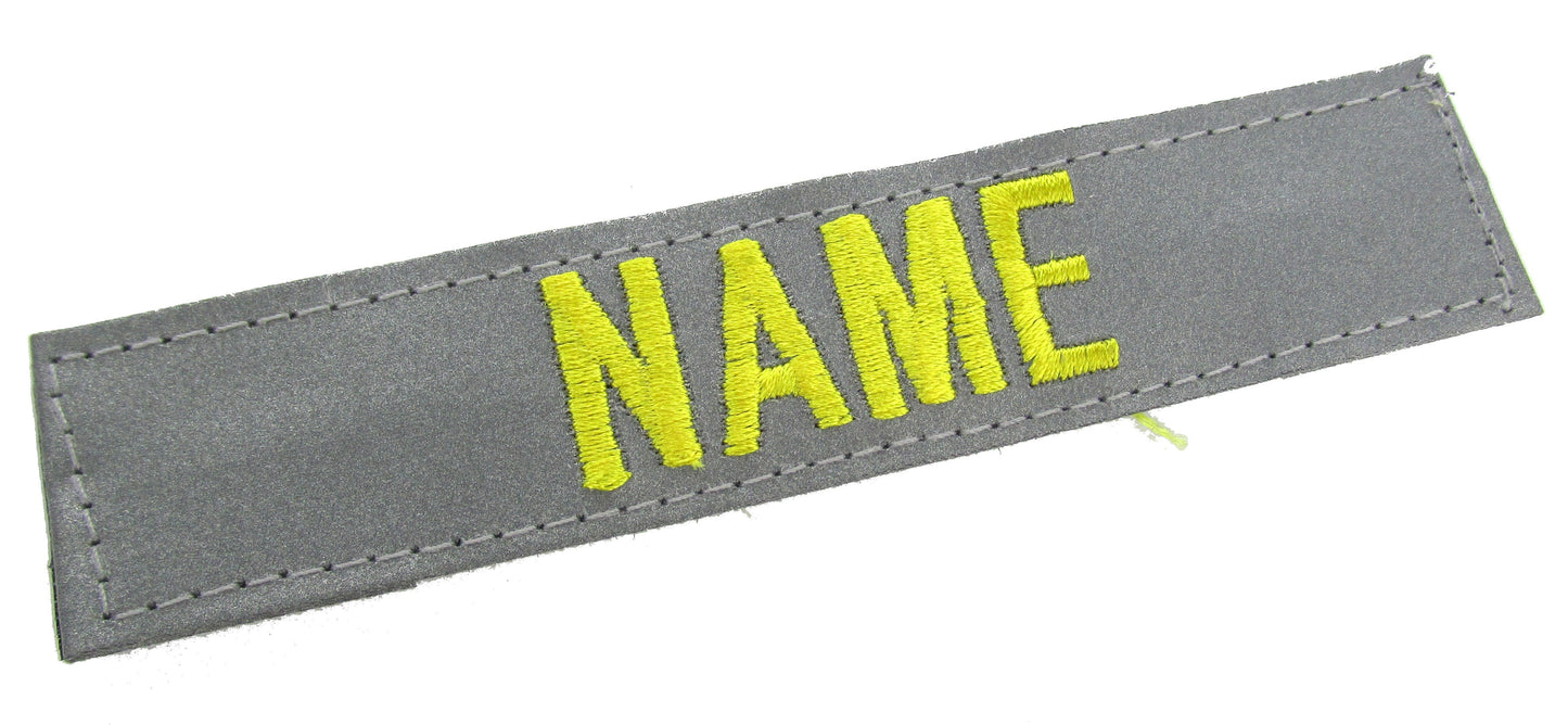 3M Reflective Name Tape with Hook Fastener - Fabric Material
