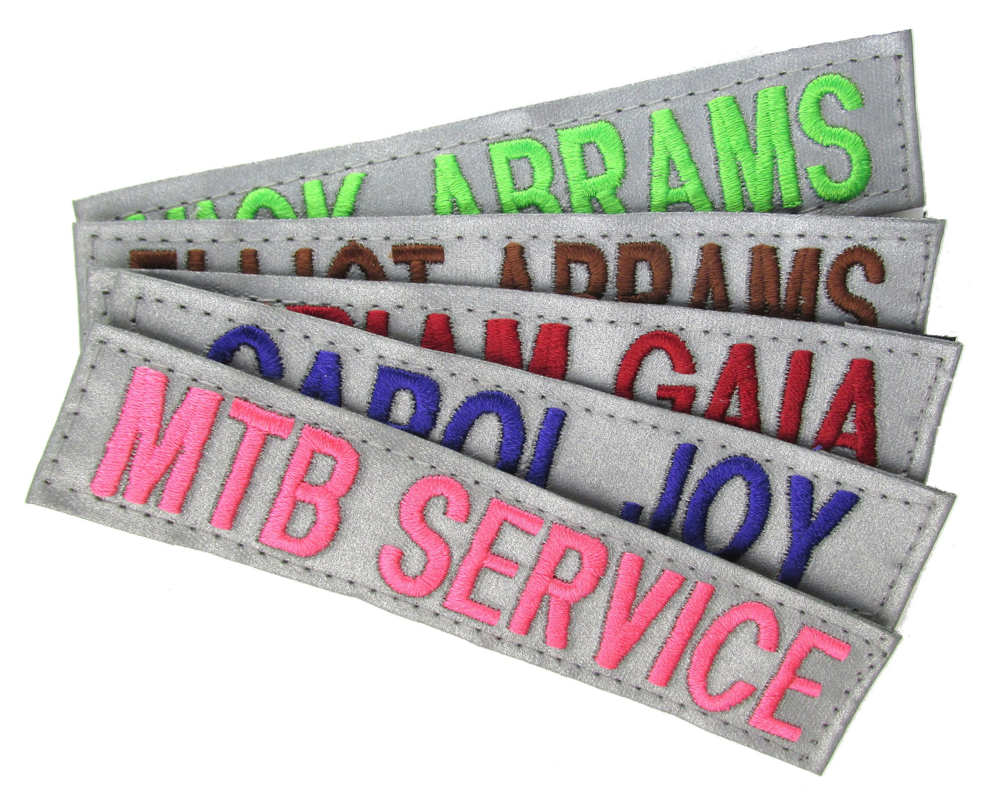 3M Reflective Name Tape with Hook Fastener - Fabric Material