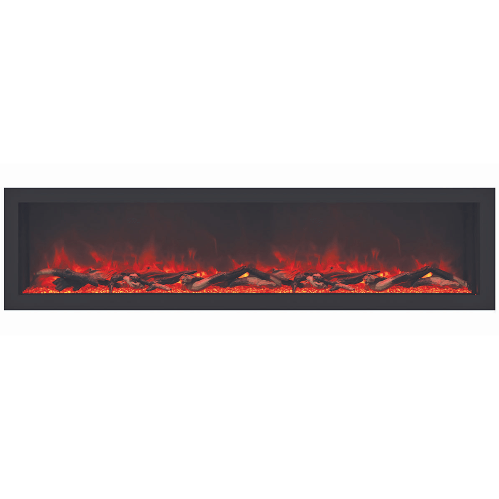 Remii DEEP Full Flame Indoor/Outdoor Frameless Built-in Electric Fireplace