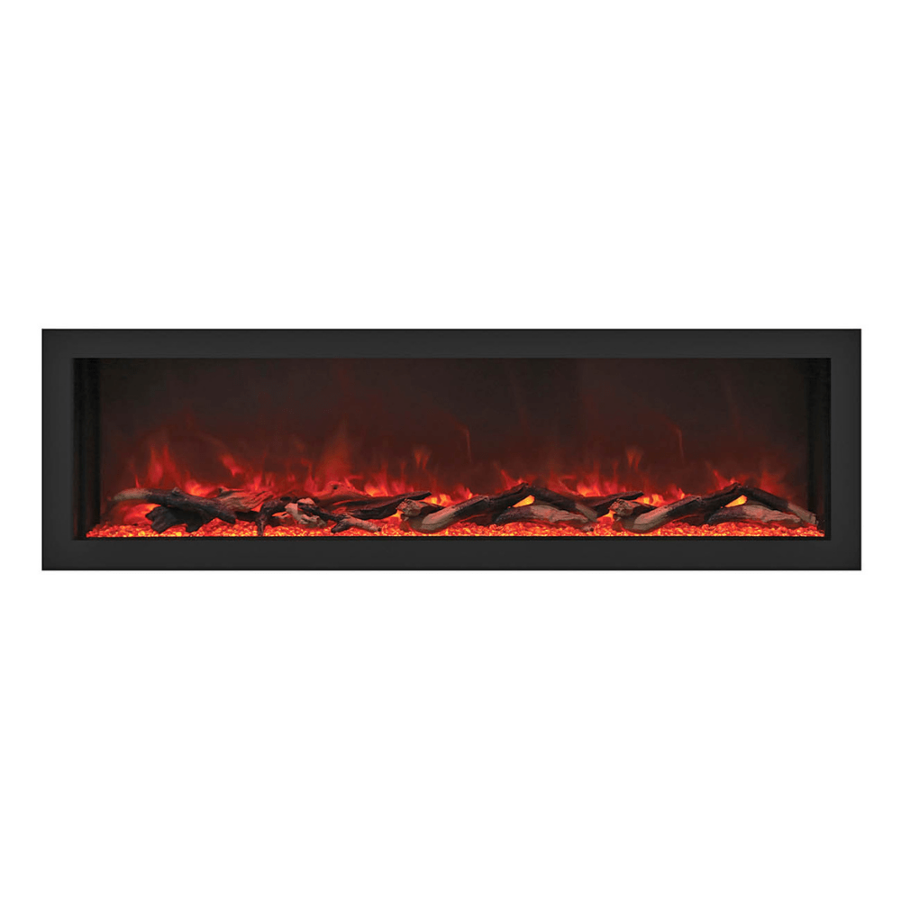 Remii DEEP Full Flame Indoor/Outdoor Frameless Built-in Electric Fireplace
