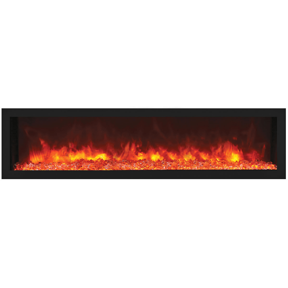 Remii DEEP Full Flame Indoor/Outdoor Frameless Built-in Electric Fireplace