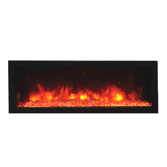 Remii DEEP Full Flame Indoor/Outdoor Frameless Built-in Electric Fireplace