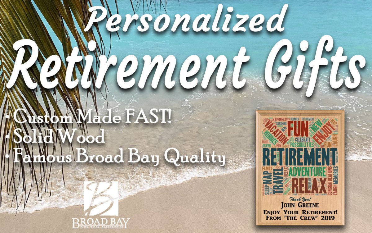 Retirement Gift Plaque - Personalized