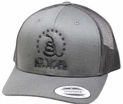 Retro Snapback Trucker Flexfit Cap Charcoal