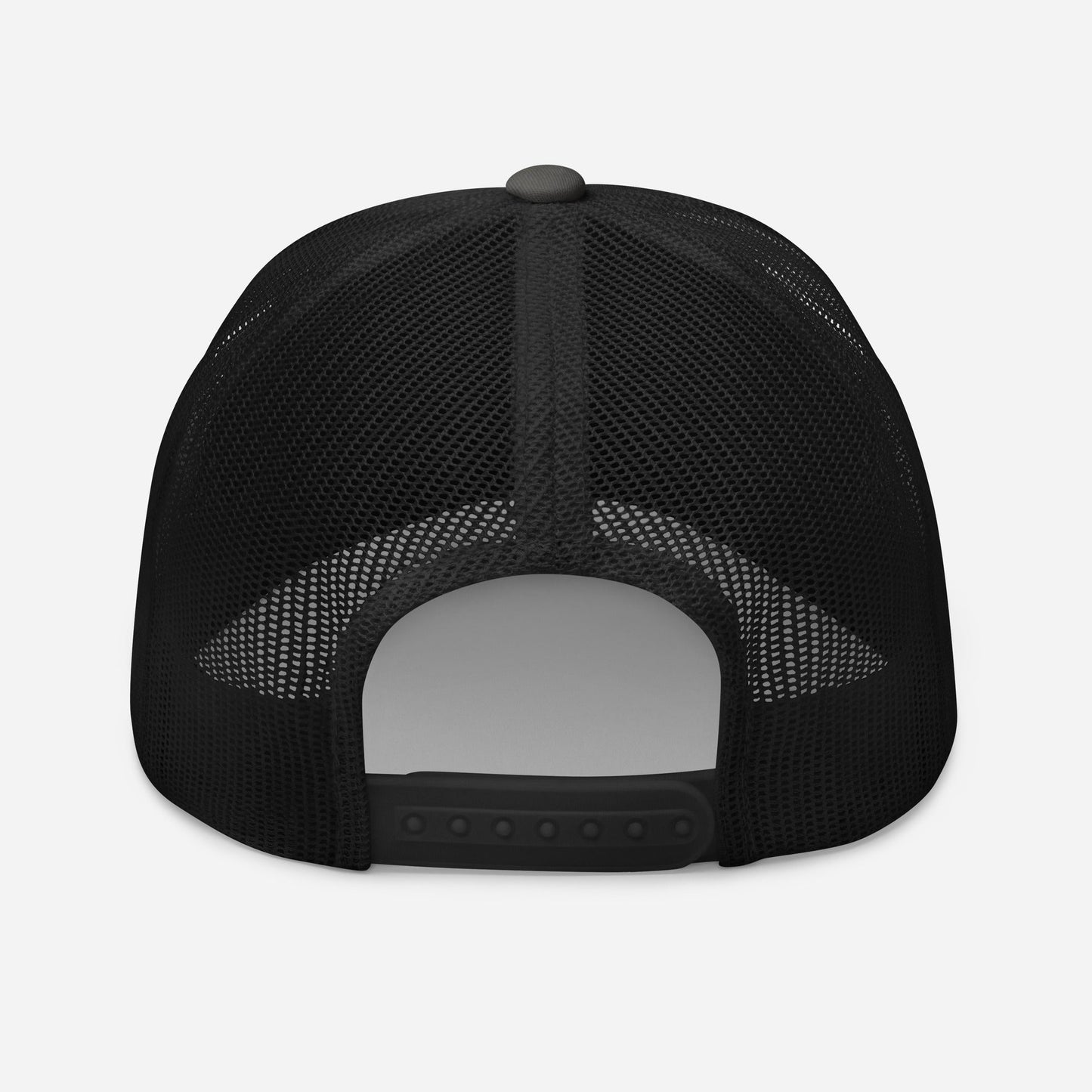 Block Logo Trucker Hat || Grey