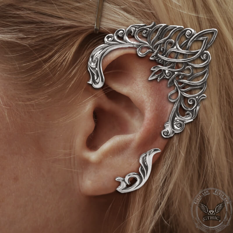 Retro Elf Stainless Steel Ear Cuff