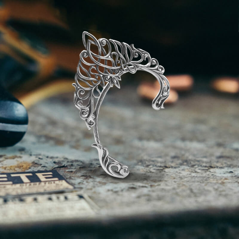 Retro Elf Stainless Steel Ear Cuff