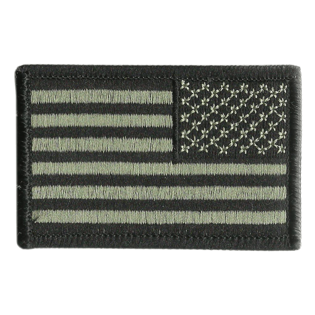 2x3" REVERSE USA flag patch for Tactical Cap