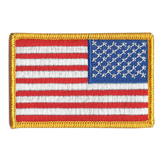 2x3" REVERSE USA flag patch for Tactical Cap