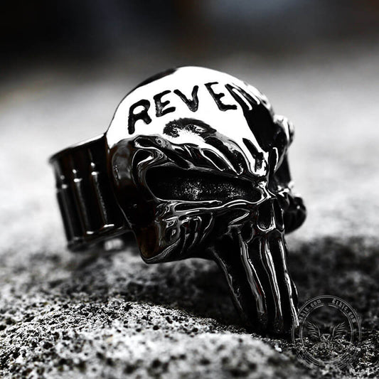 Revenge Skull Death Stainless Steel Ring