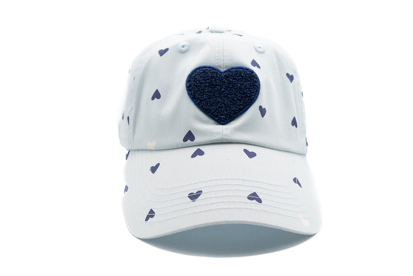 Printed Hearts Baseball Hat