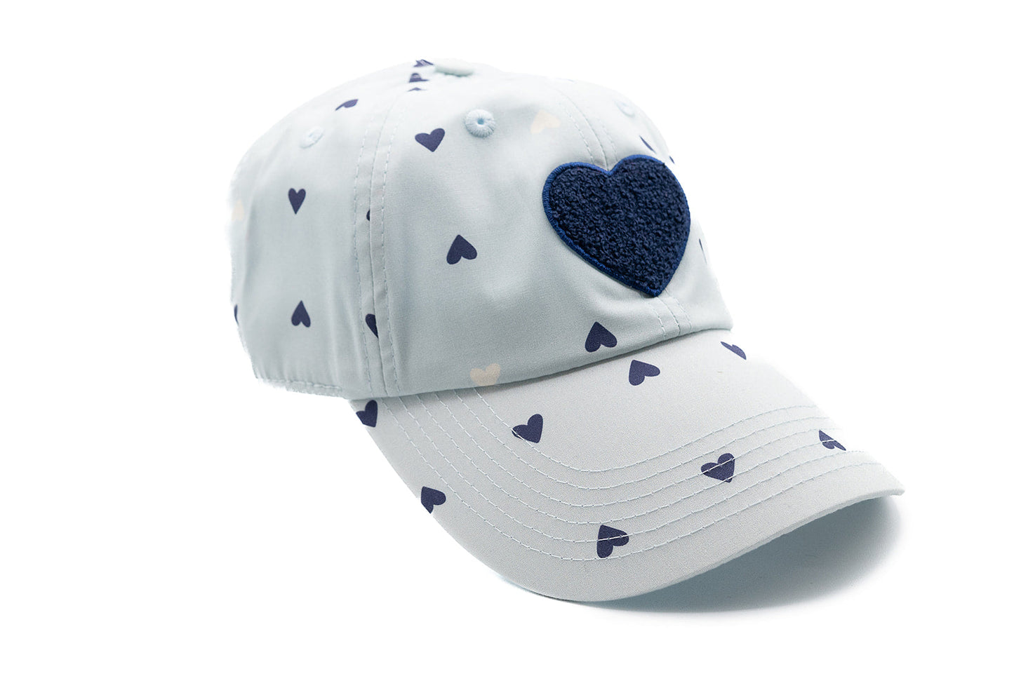 Printed Hearts Baseball Hat