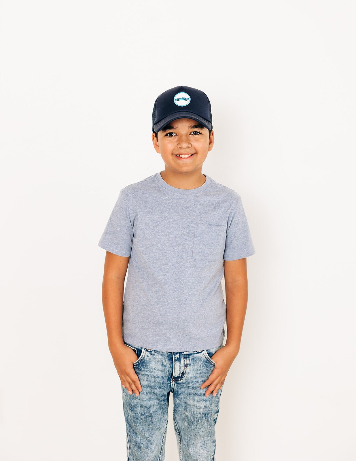 Sports Car Patch Trucker Hat