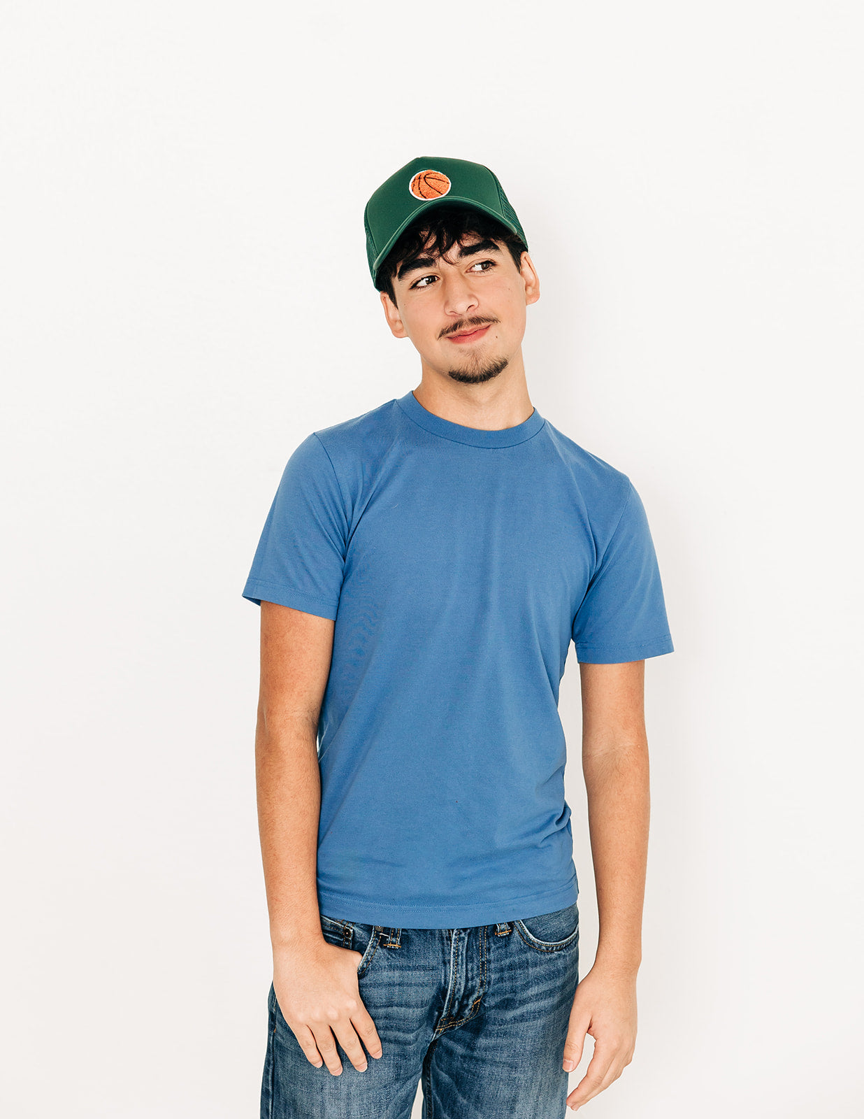 Basketball Patch Trucker Hat