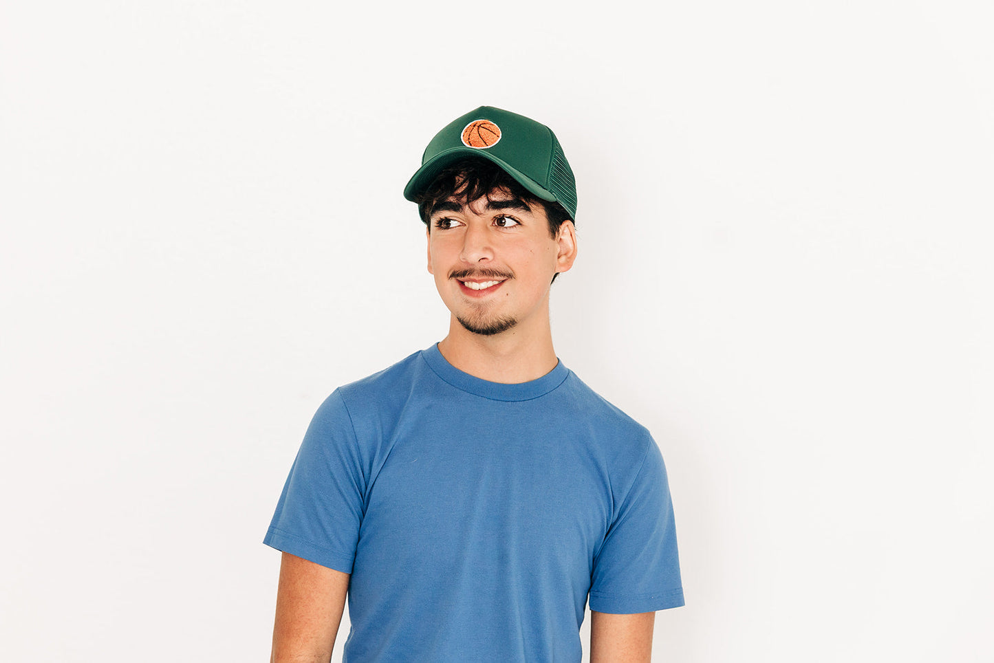 Basketball Patch Trucker Hat