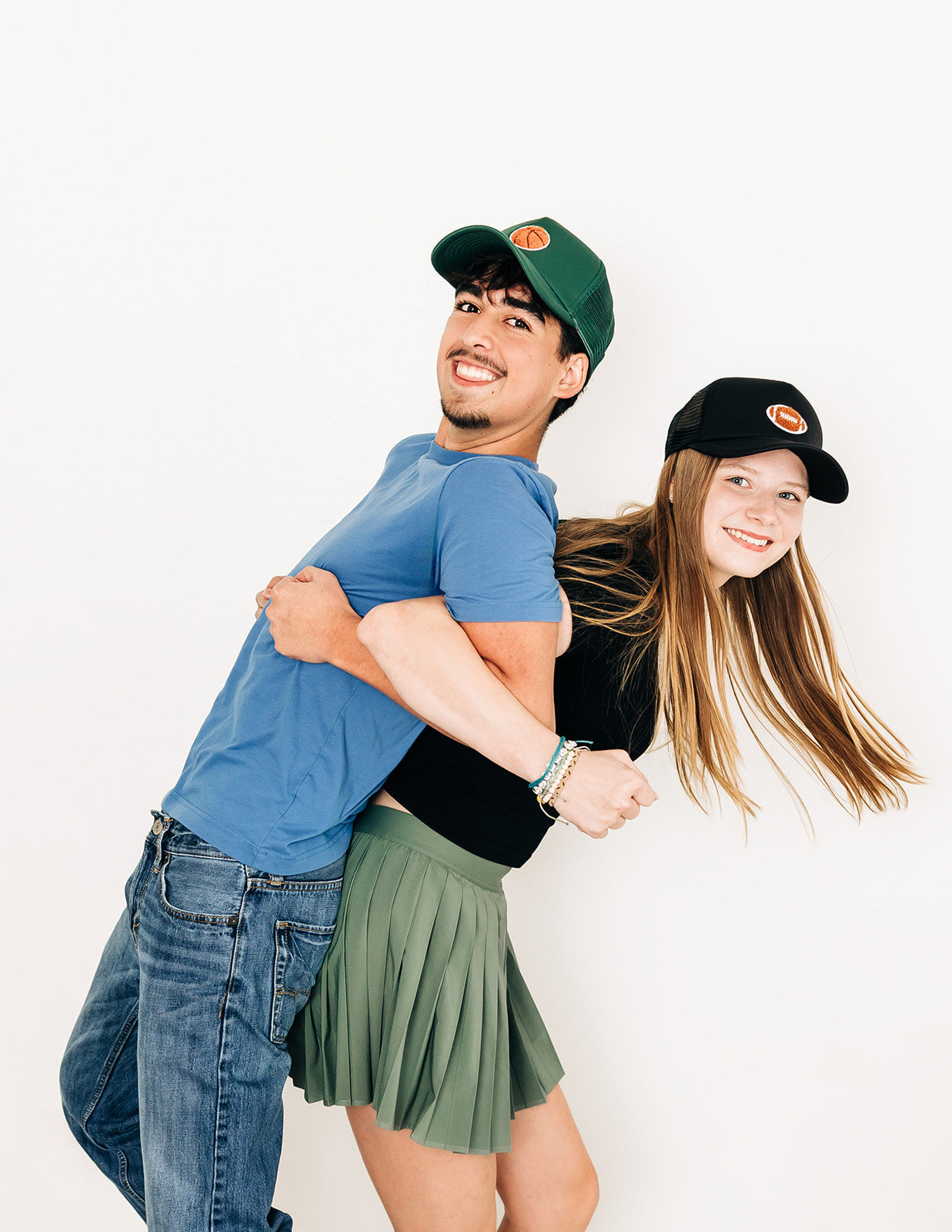 Basketball Patch Trucker Hat