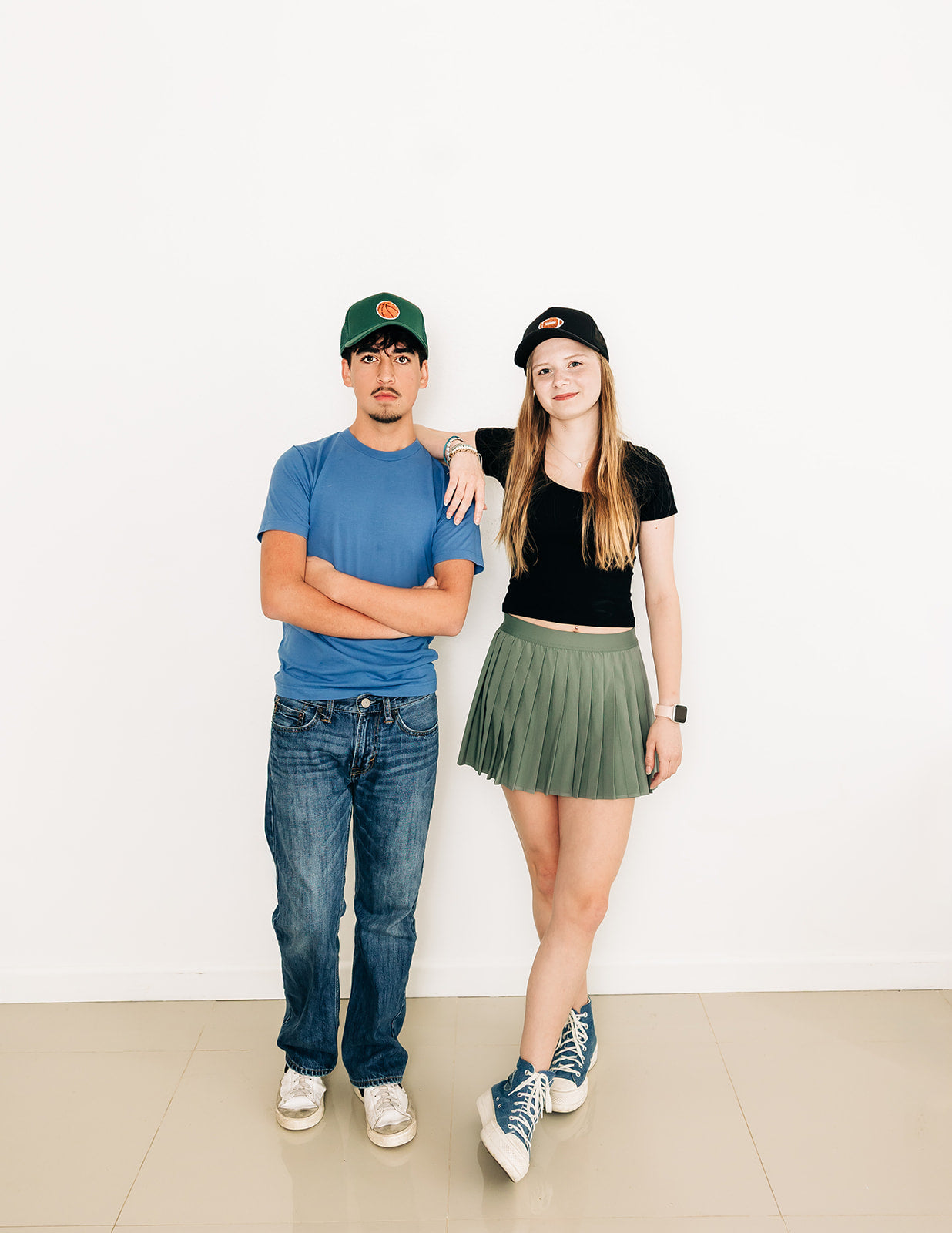 Basketball Patch Trucker Hat