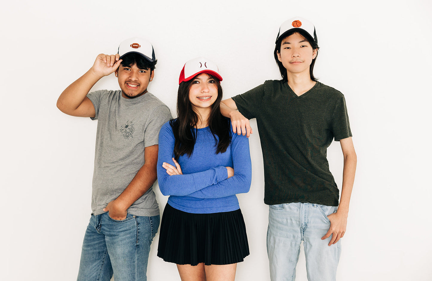 Basketball Patch Trucker Hat