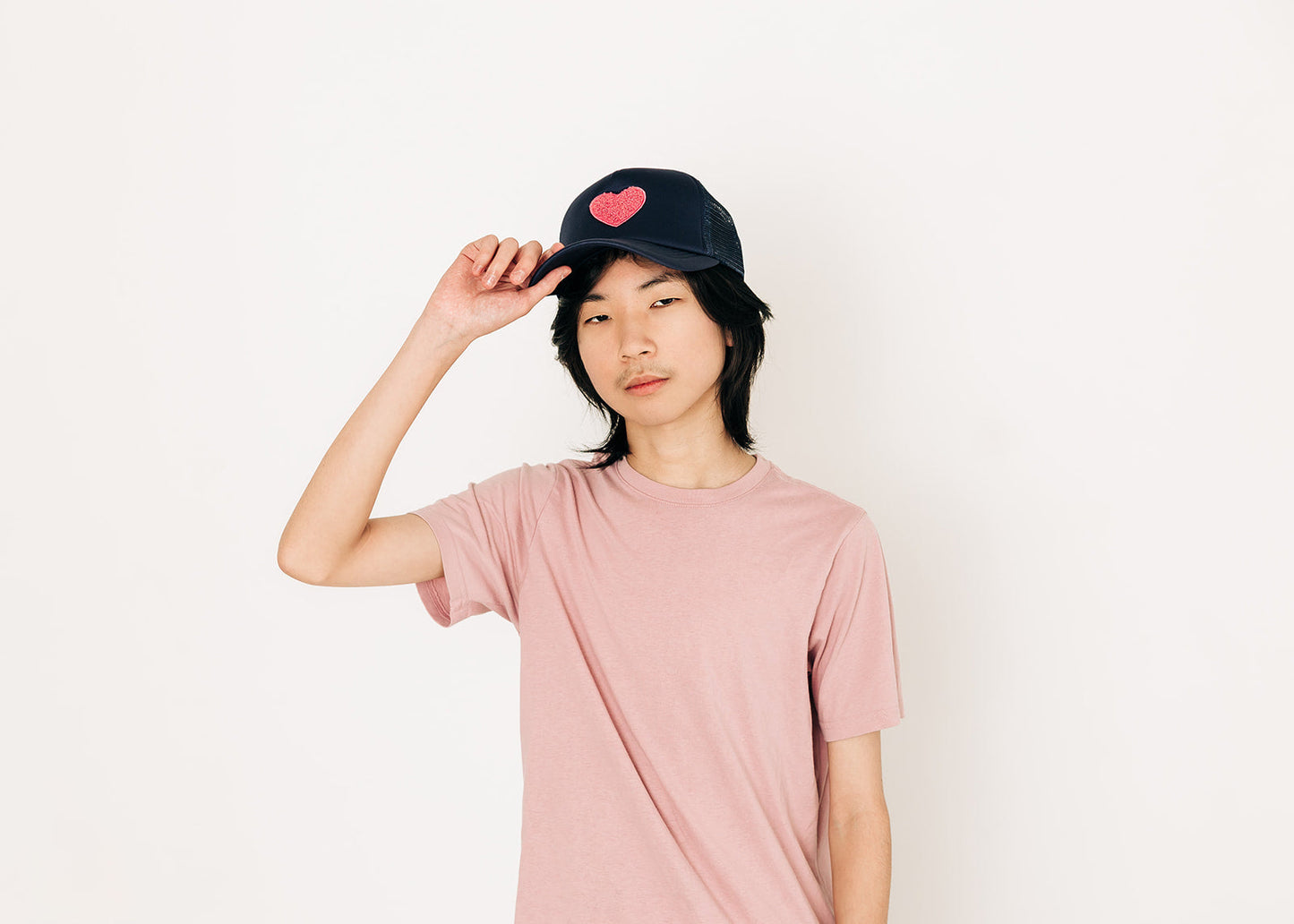 Terry Heart Trucker Hat