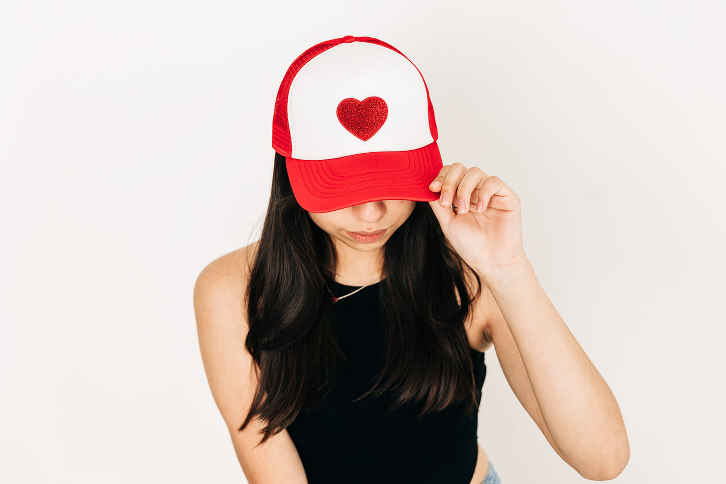 Terry Heart Trucker Hat