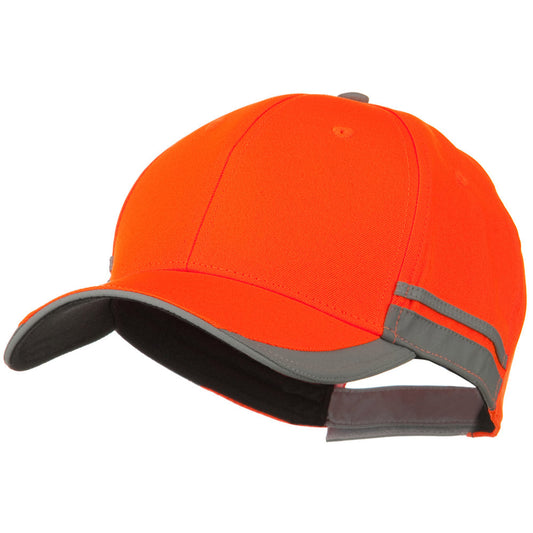 Reflective Fabric Accents Safety Cap